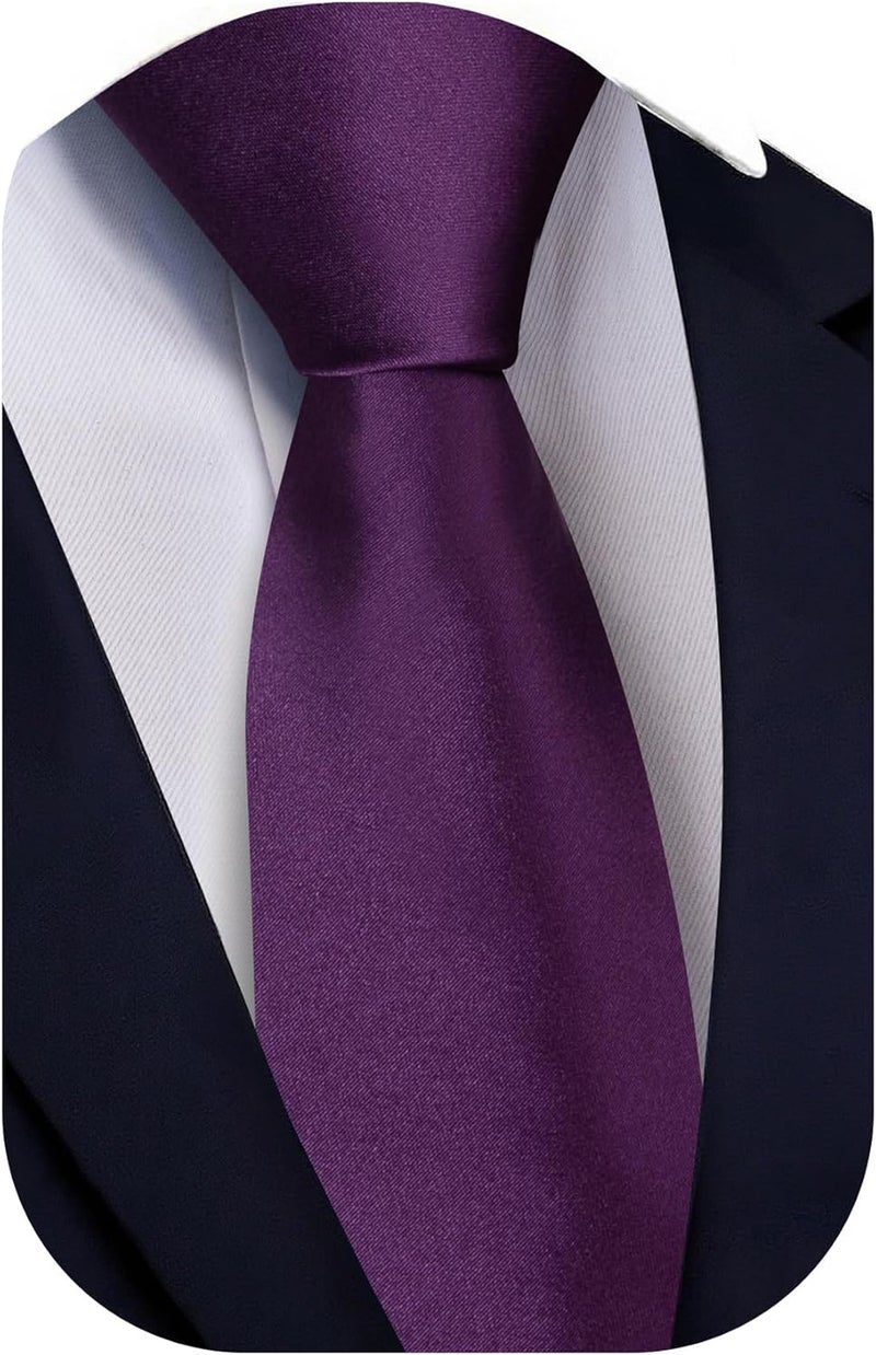 Ailisus Store Boys Tie Solid Color Silk Satin Pre-tied Kids Necktie for Age 8-12 Adjustable Formal Wedding School Graduation - Image 1